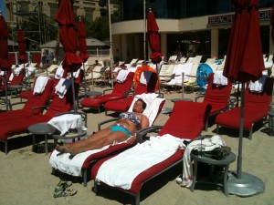 Dag 19. Mandalay Bay poolen